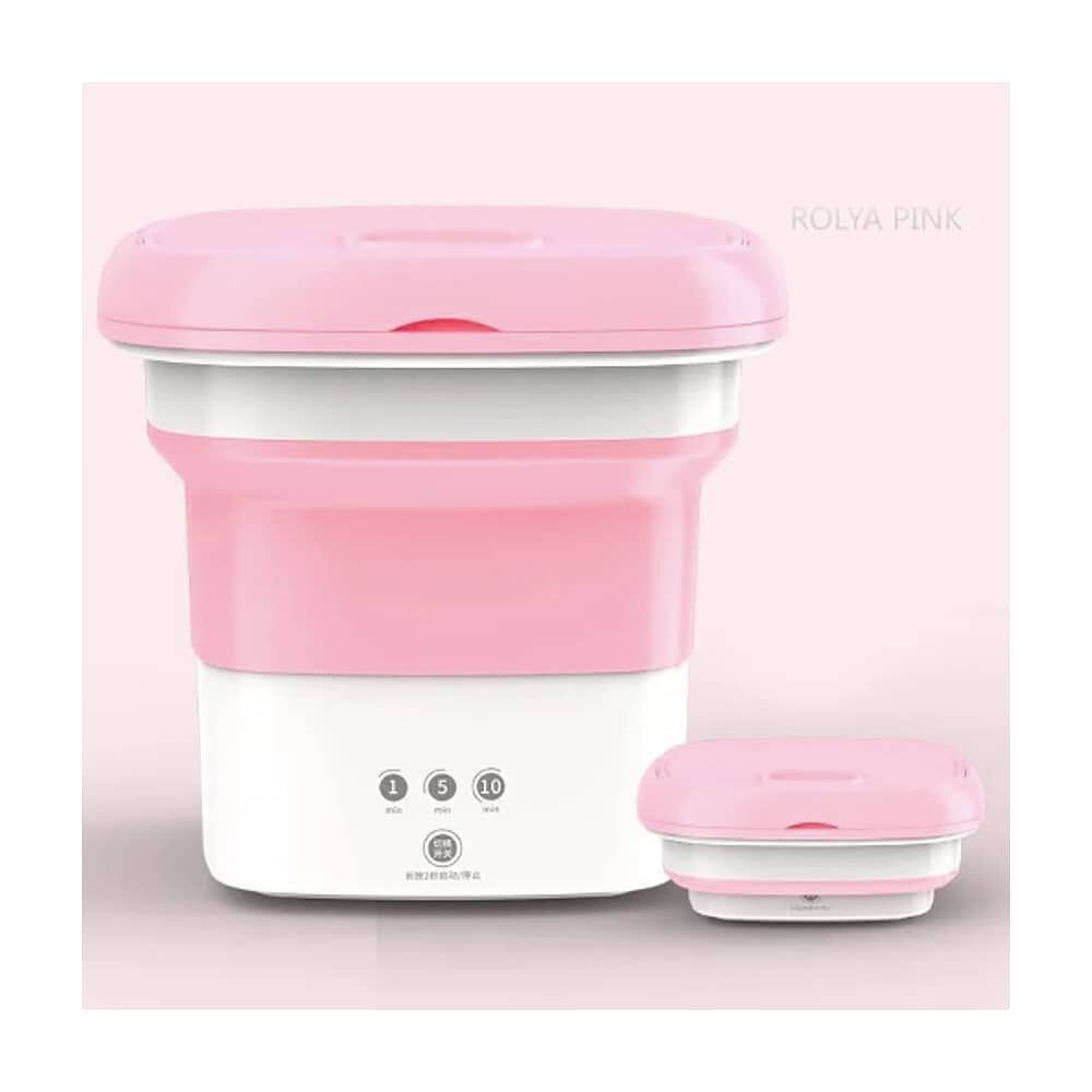 Mini Lavadora Portatil Plegable Personal Hogar image number 1.0