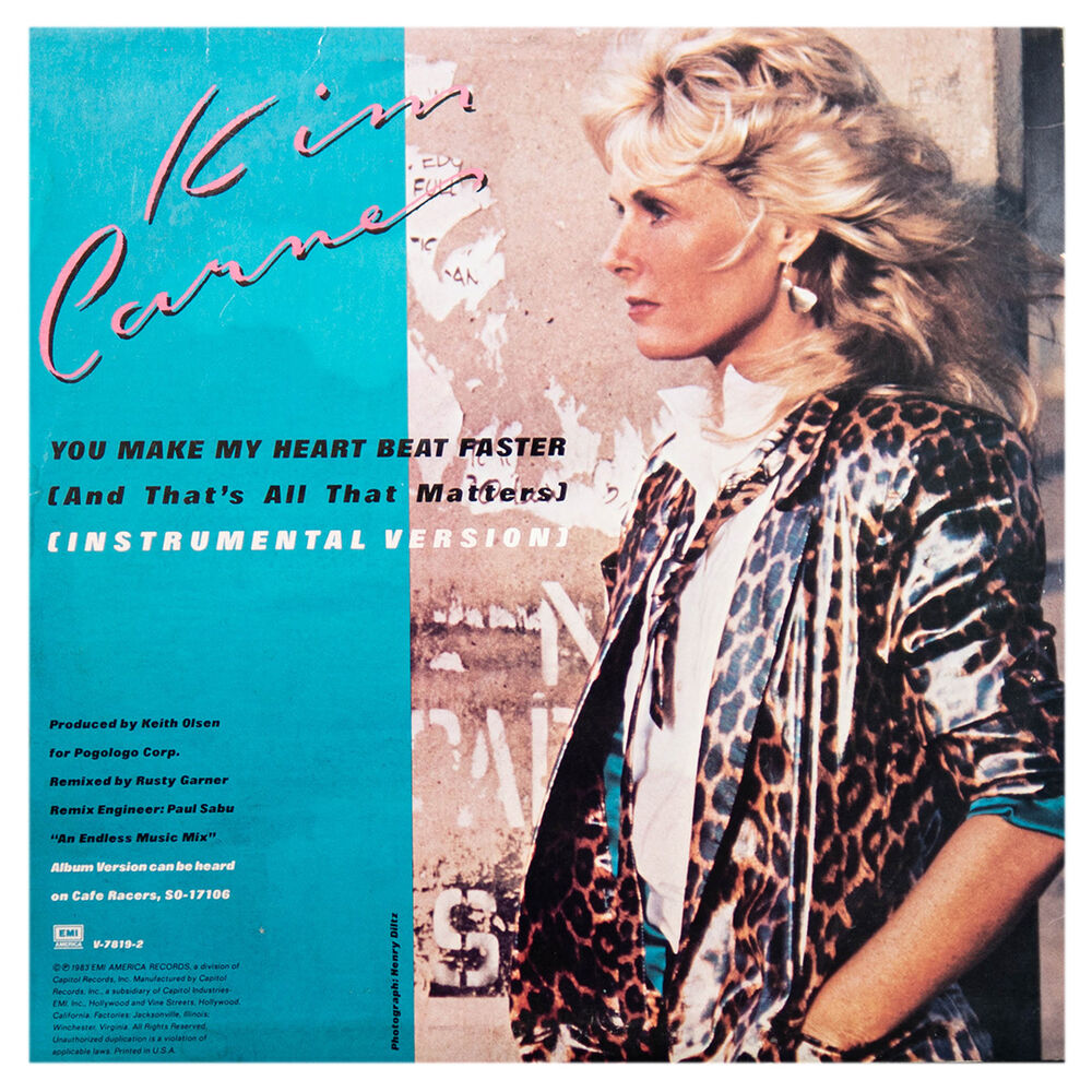 Kim Carnes - You Make My Heart Beat Faster | 12" Maxi Single Usado image number 1.0