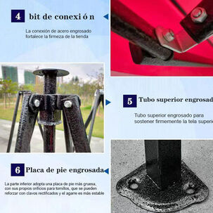 Toldo Retr&aacute;ctil 3x3 Verde