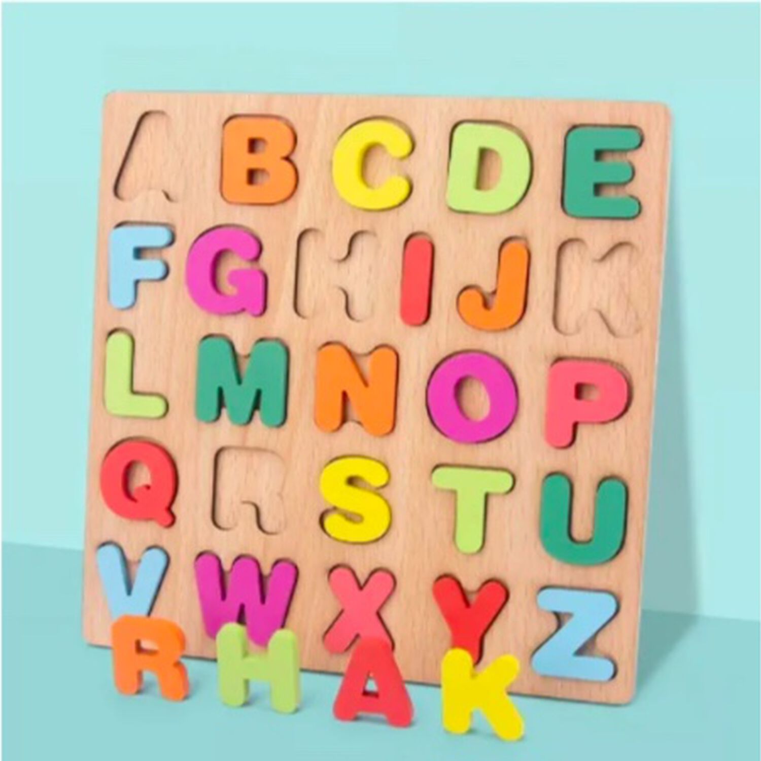 Pack Letras Y N&uacute;meros Madera Montessori image number 2.0