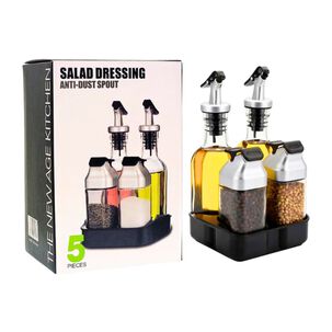 Organizador De Cocina Condimentero Set De 5 Piezas