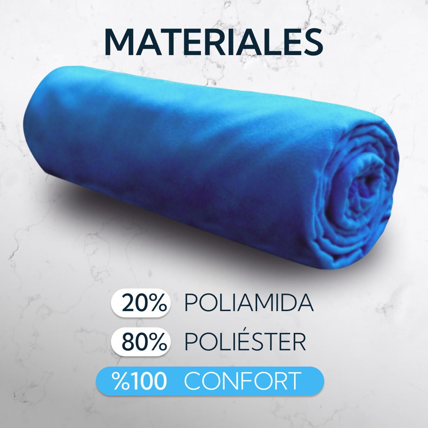 Pack Toallon Y Toalla Microfibra Suede Azul image number 3.0