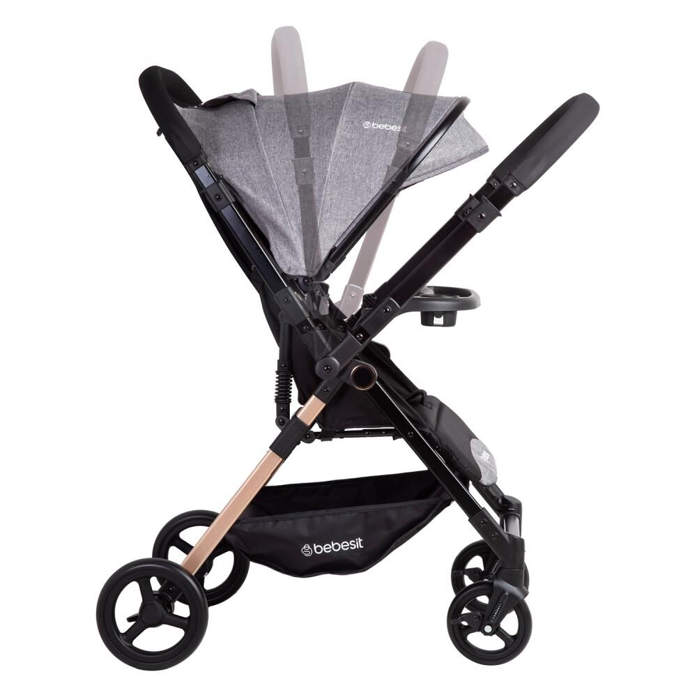 Coche De Paseo Bebesit City Reversible Con Bandeja Gris, foto 5
