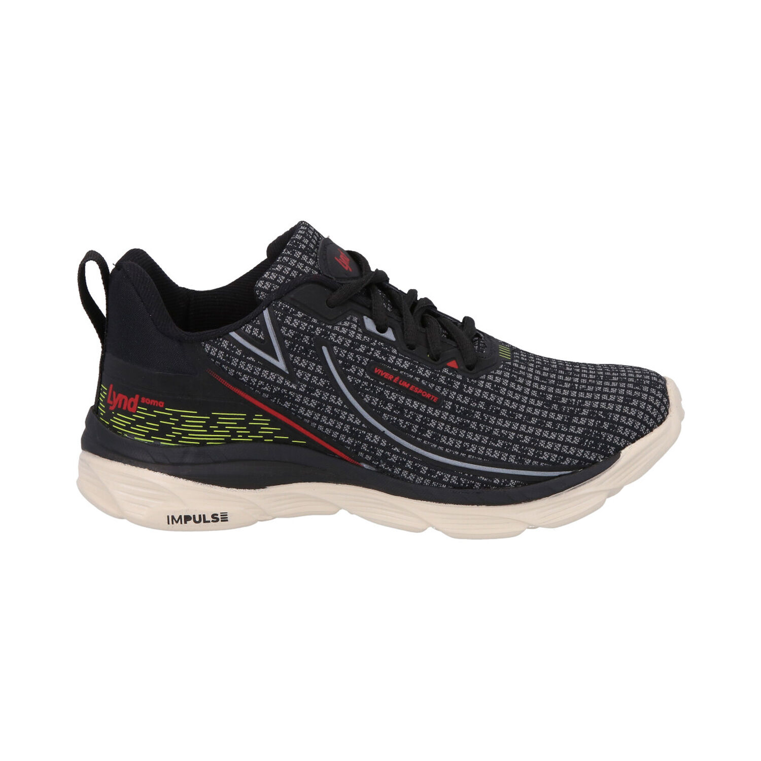 Zapatilla Infantil Soma Negro Lynd image number 3.0