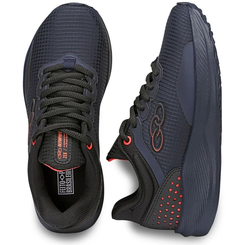 Zapatilla Infantil Zex Azul Marino Olympikus image number 2.0