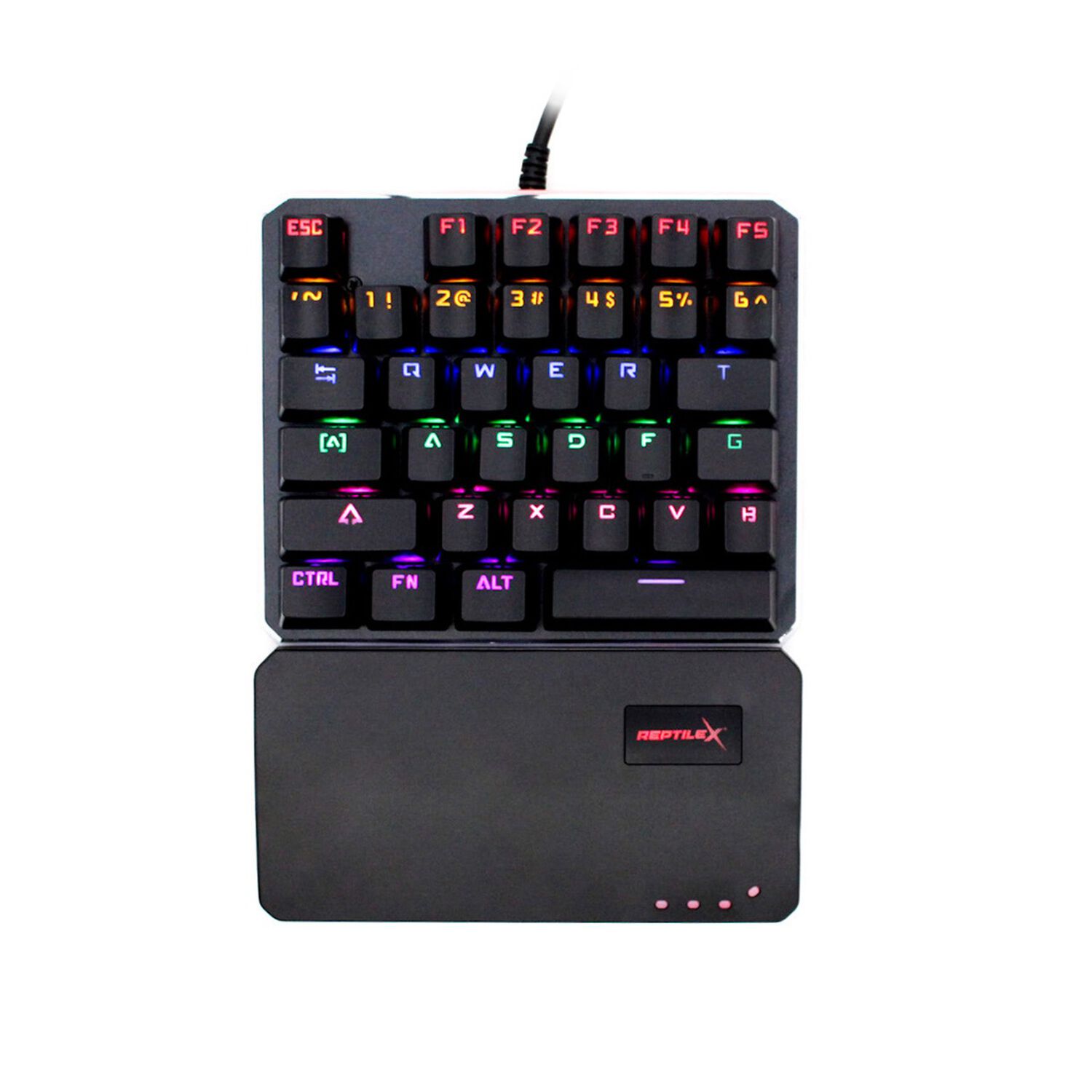 Teclado Gamer Mec&aacute;nico De Una Mano Retroiluminado - Ps image number 0.0