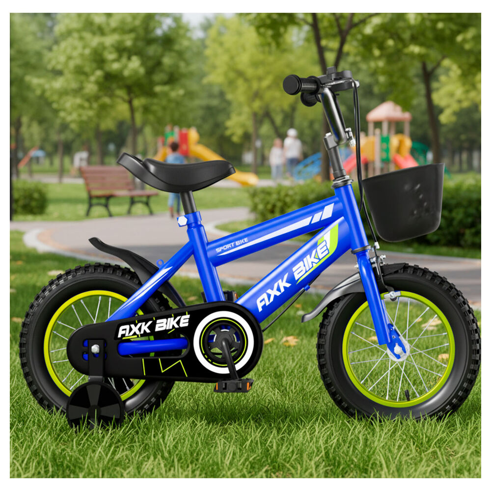 Bicicleta Aro 16 Infantil Con Ruedas Auxiliares Y Canasto image number 4.0