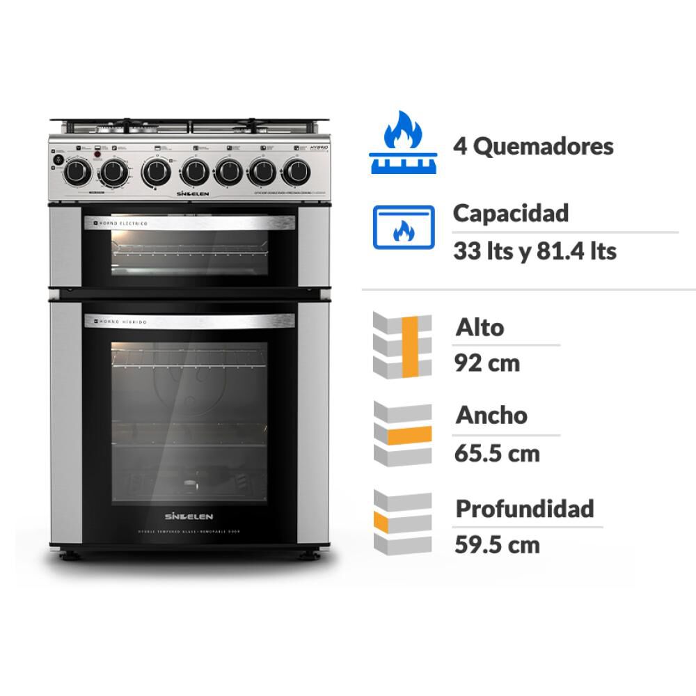 Cocina A Gas Sindelen CH-660DH / 4 Quemadores image number 0.0