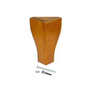 Kit 4 Patas Universales Para Cama Europea - Miel 19.5 Cm