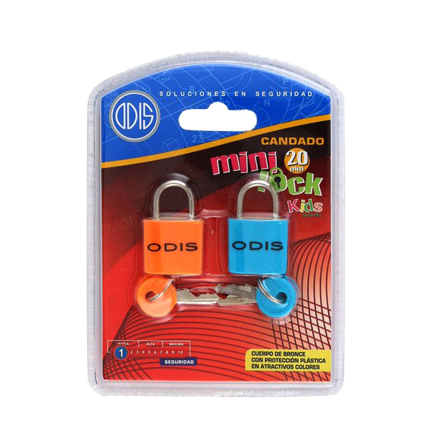 Pack 2 Candados Odis Mini Lock 20mm image number 6.0