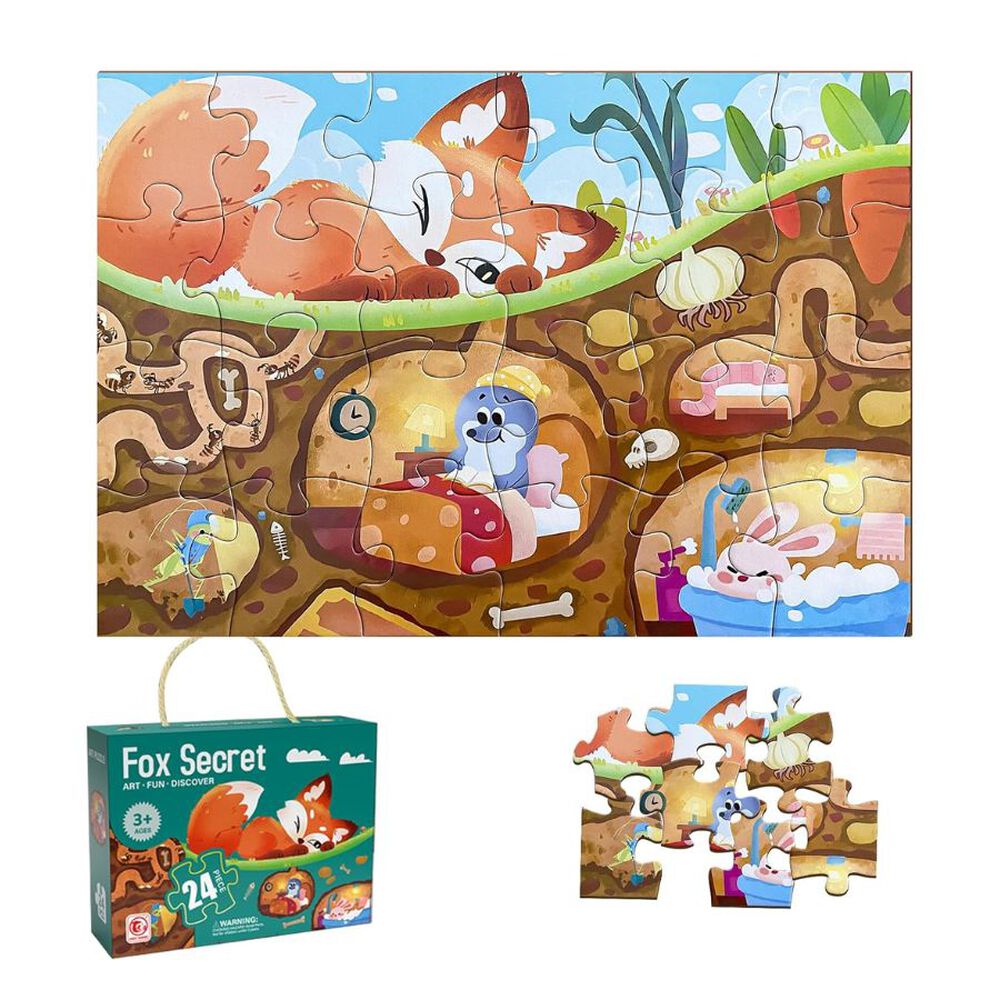 Rompecabezas De Zorro Para Ni&ntilde;os image number 2.0