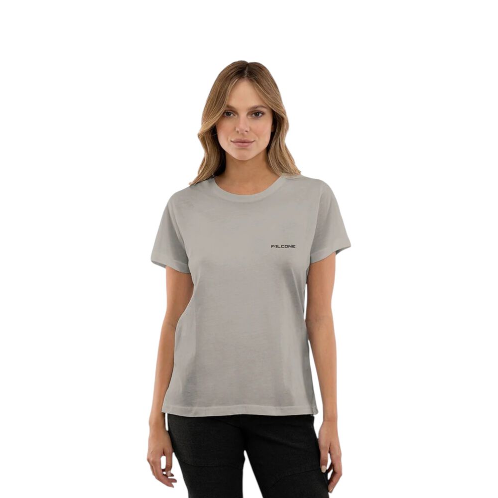 Polera Orgánica Classic Logo Mujer Falcone image number 0.0
