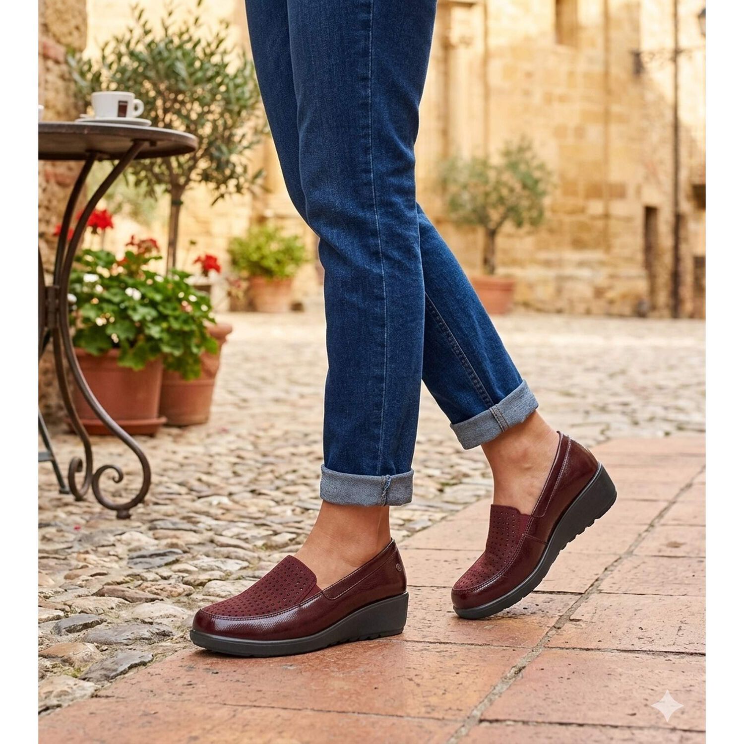 Mocasin Abelia Burdeo Passer image number 4.0
