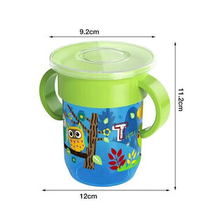 Vaso M&aacute;gica 360 Taza Antiderrame Manilla Ni&ntilde;o Antiderrame
