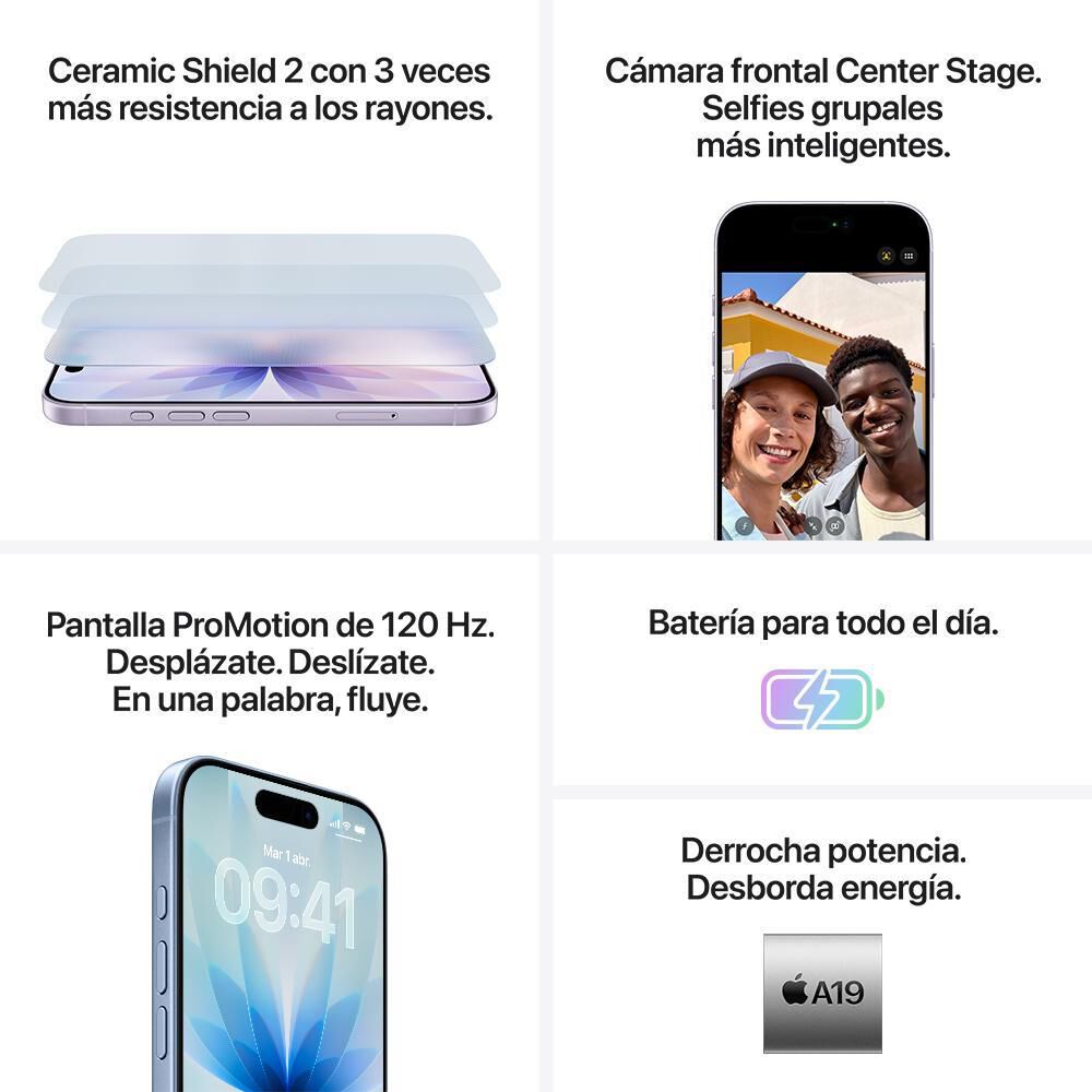 Iphone 17 Apple / 5G / 256 GB / Negro / Liberado image number 5.0