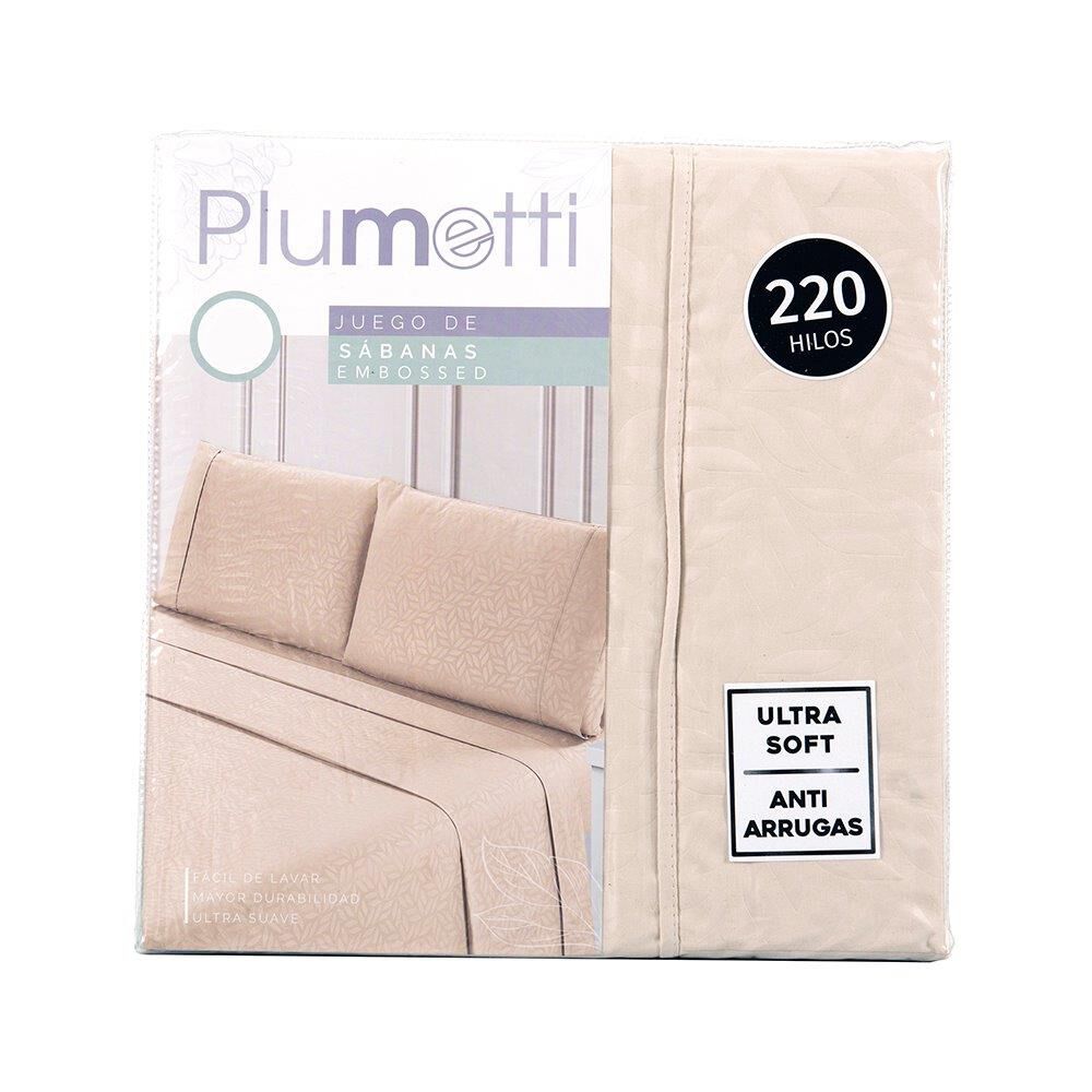 Sabana Plumetti Embossed 1.5 Plazas Arena image number 4.0