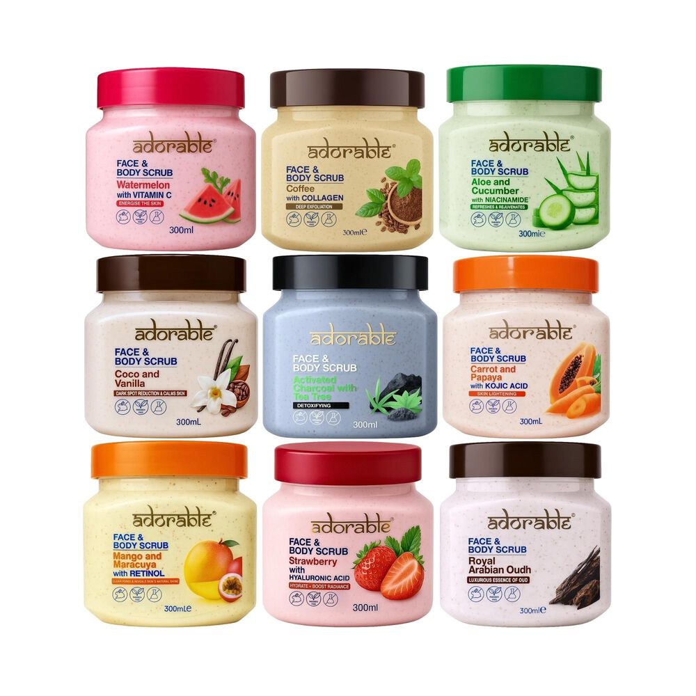 Pack Adorable 9 Exfoliantes Surtidos 300 Ml image number 0.0