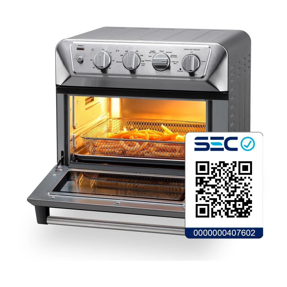 Horno El&eacute;ctrico con Freidora de Aire Easyways Air Fryer Gourmet / 20 Litros / 1800W image number 1.0
