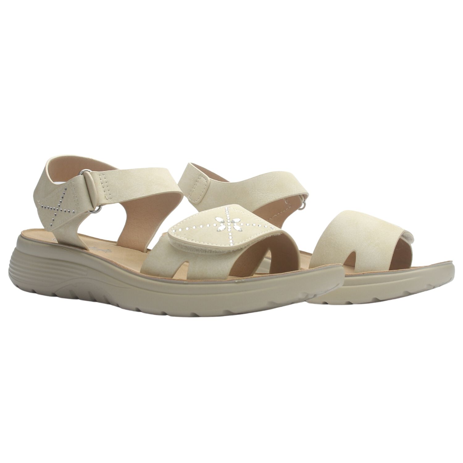 Sandalia Mujer Casual Beige Chalada Bless-1 image number 5.0