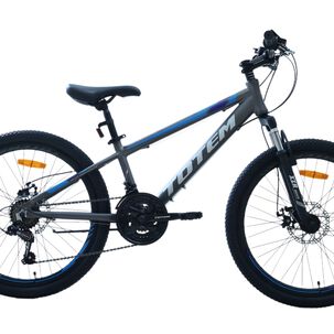 Bicicleta Totem Mtb Aro 24 Modelo Atlantis Gris