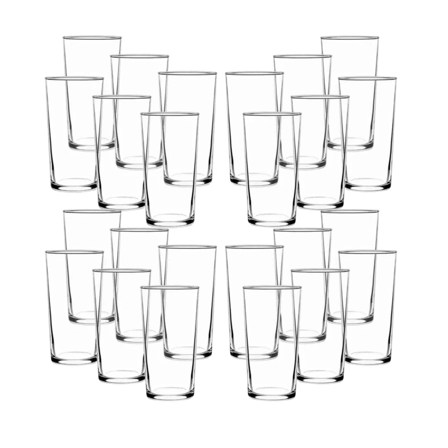 Set 24 Vasos Altos Montecarlo Tragos Bebidas Allegra 340ml image number 0.0