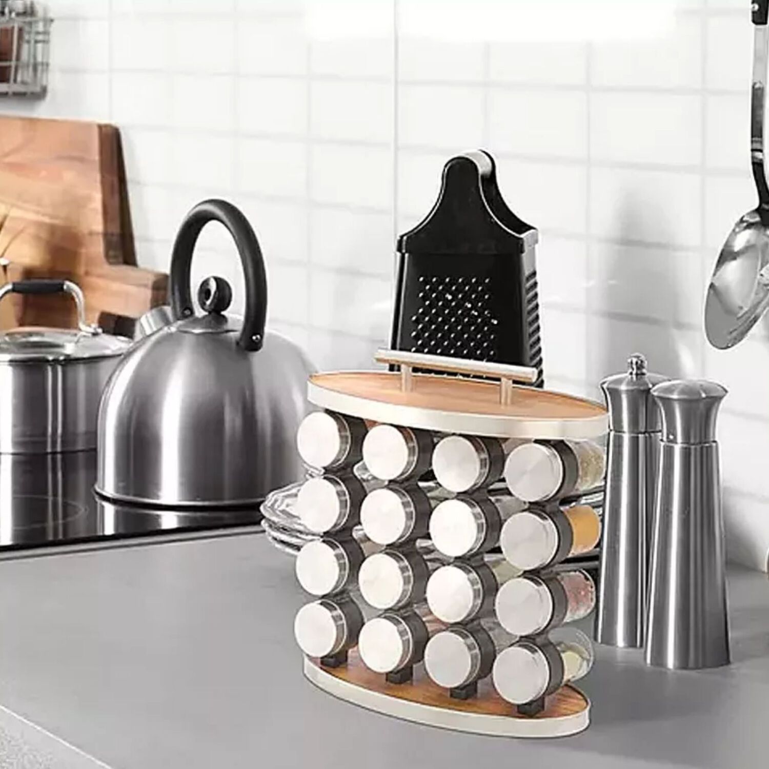Set Especiero Condimentero Cocina 16 Frascos image number 4.0