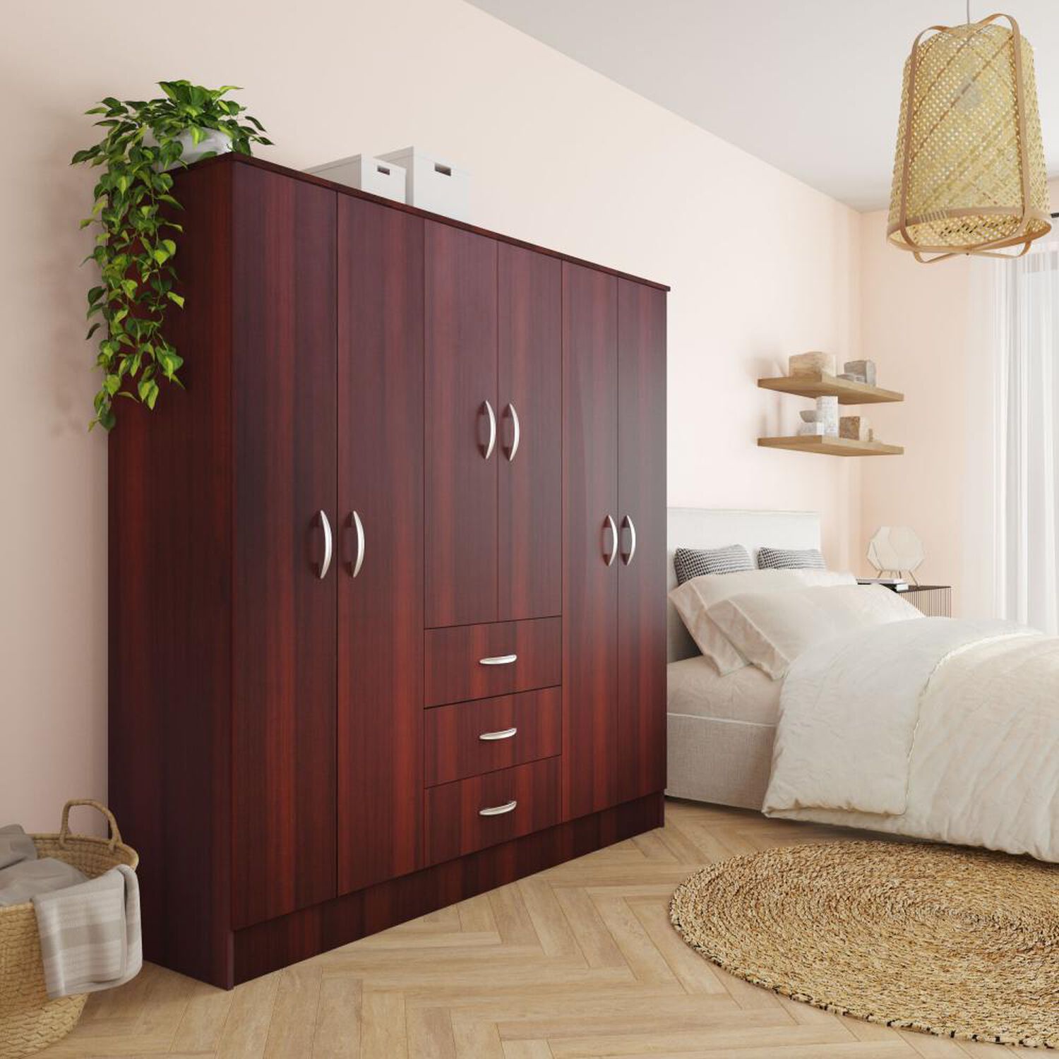 Closet Cic Maipo / 6 Puertas / 3 Cajones image number 2.0
