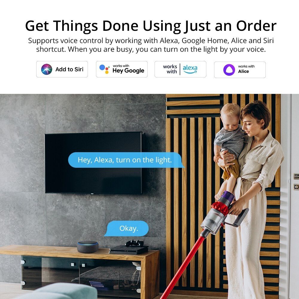 Interruptor Wifi De Pared Sonoff Switchman M5 De 3 Canales image number 3.0