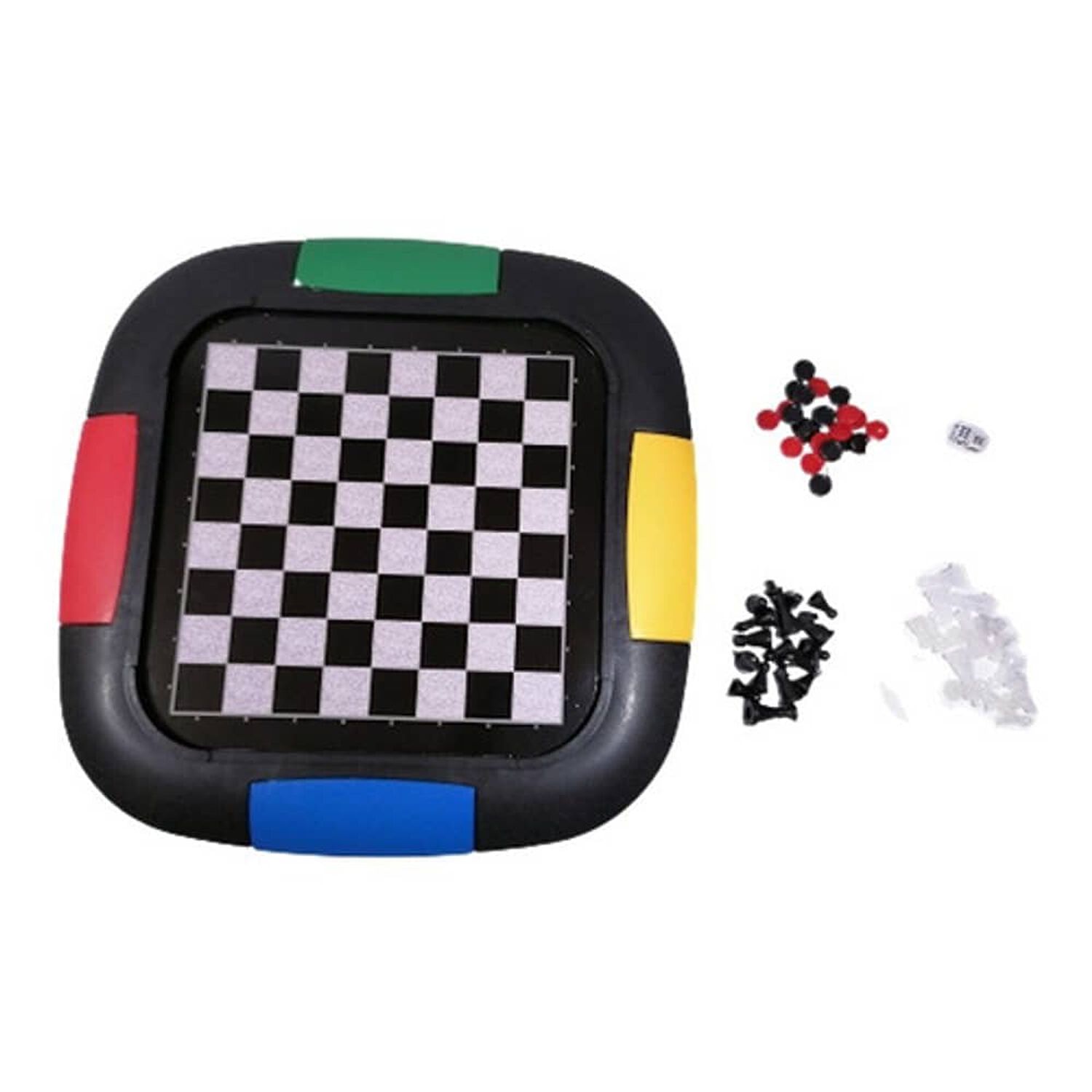 Juego De Mesa 3 En 1 Damas | Ajedrez | Backgammon image number 4.0
