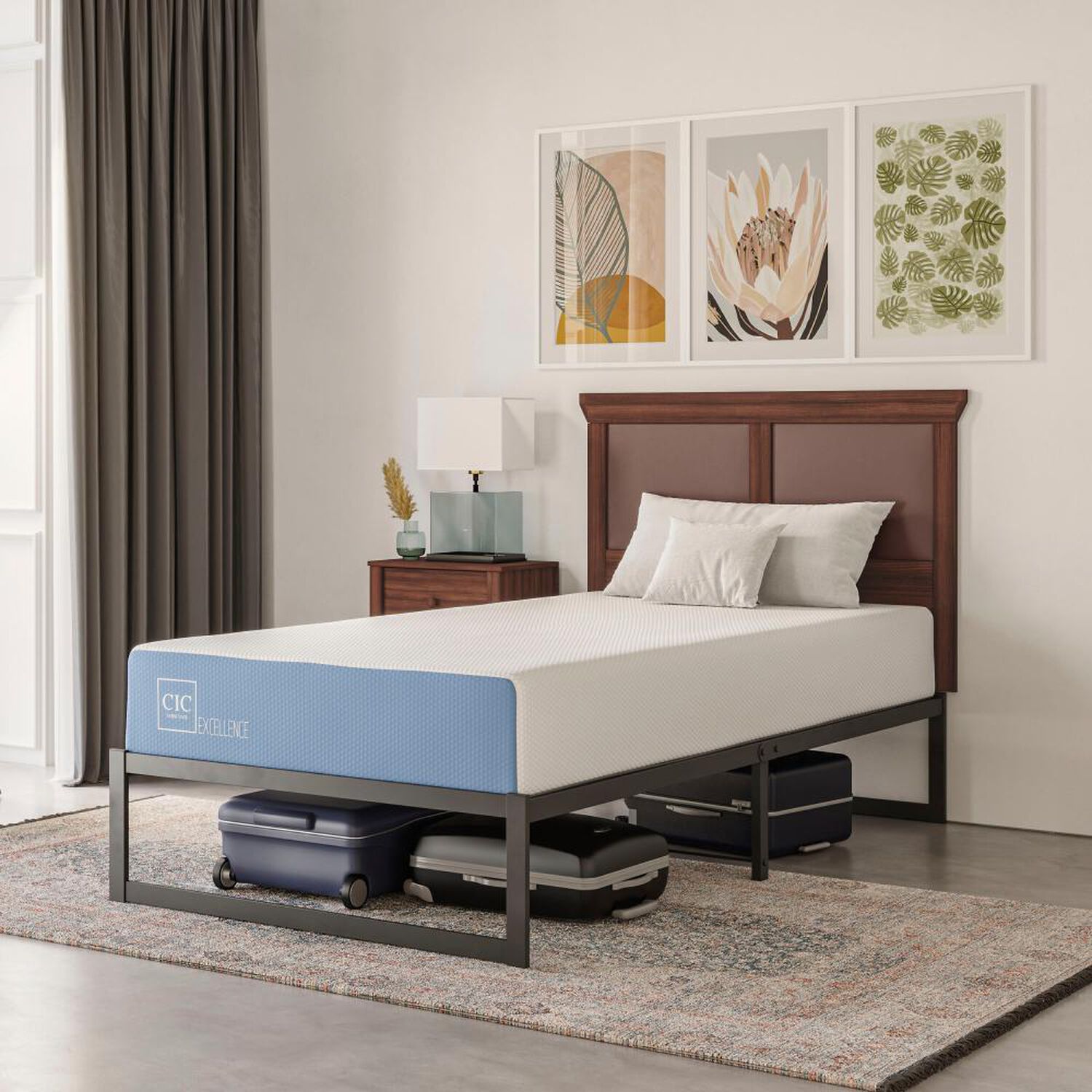 Cama Met&aacute;lica Cic Iron Smart Excellence / 1.5 Plazas / Base Normal image number 11.0