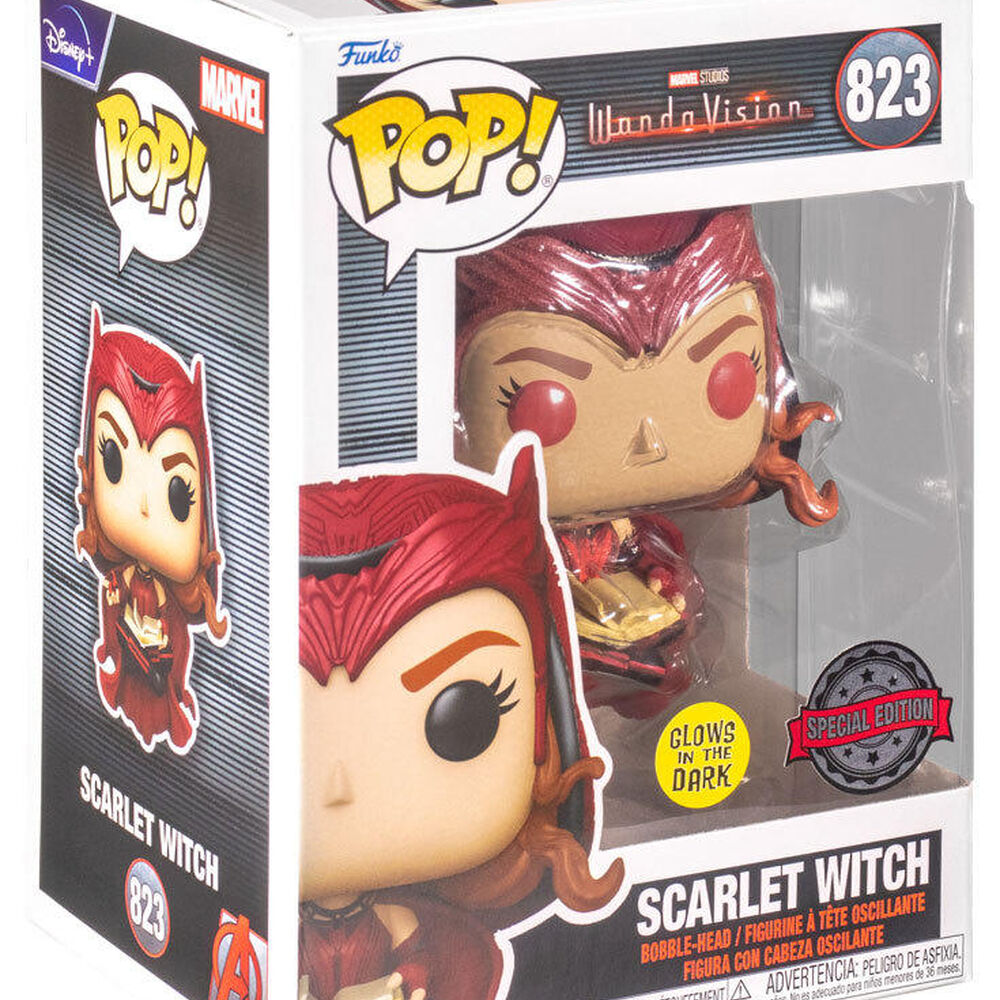  Funko Pop Marvel: Wandavision-bruja Escarlata Wanda Darkhold image number 1.0