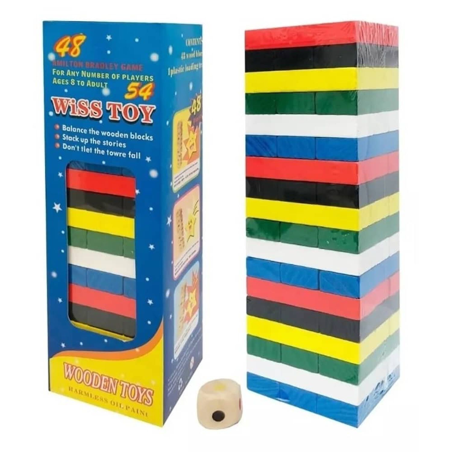 Juego Yenga Torre Colores image number 0.0