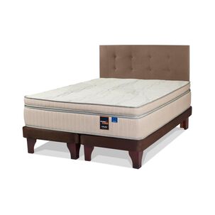 Cama Europea Flex Maximo Cobre / King / Base Dividida + Respaldo