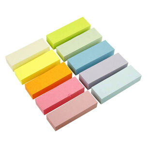 Pack 10 Marcadores De Paginas 15x50mm Papel Adhesivo Color - Ps