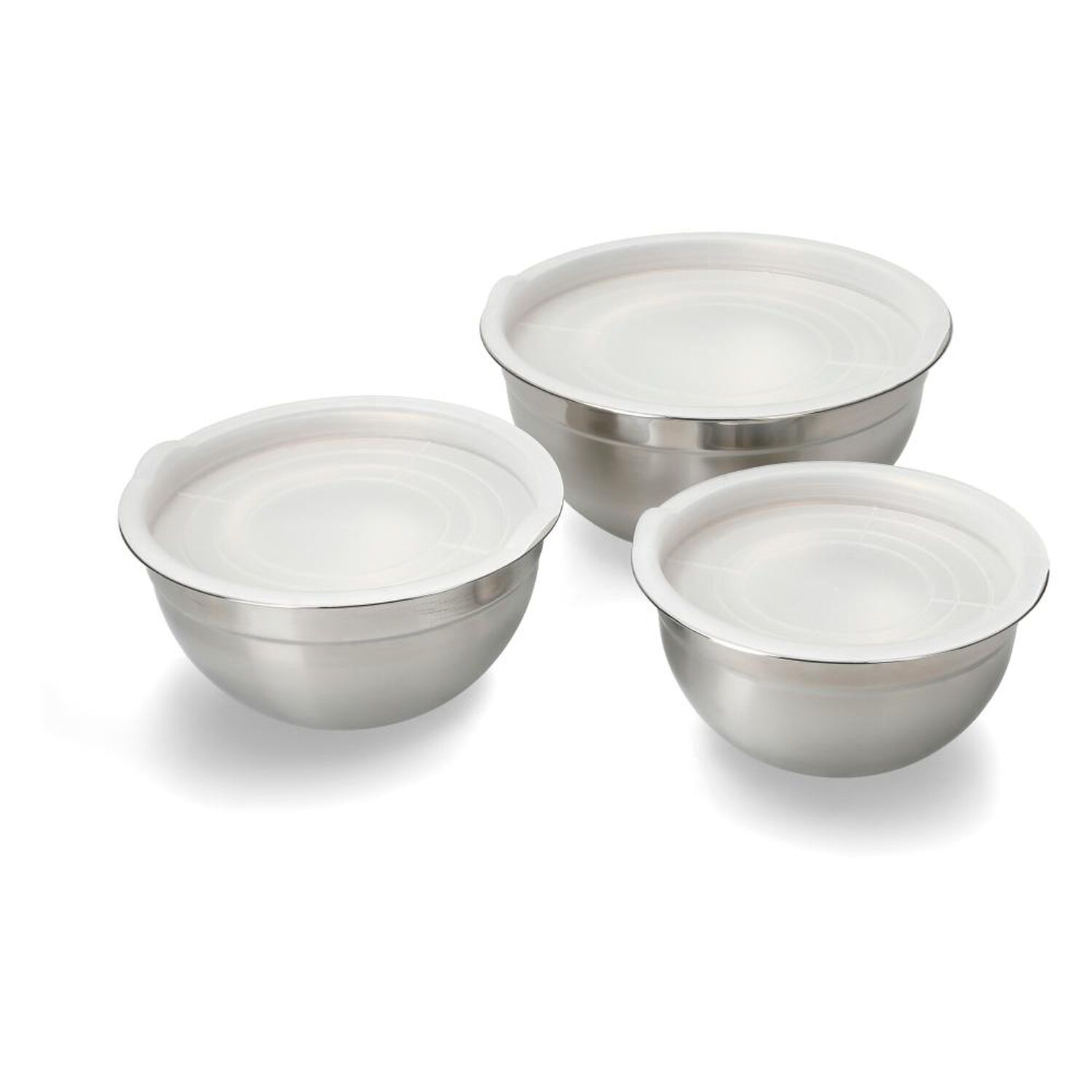 Set De Bowls Casaideal Blanco / 6 Piezas / 1 Litro - 2 Litros - 5 Litros image number 1.0