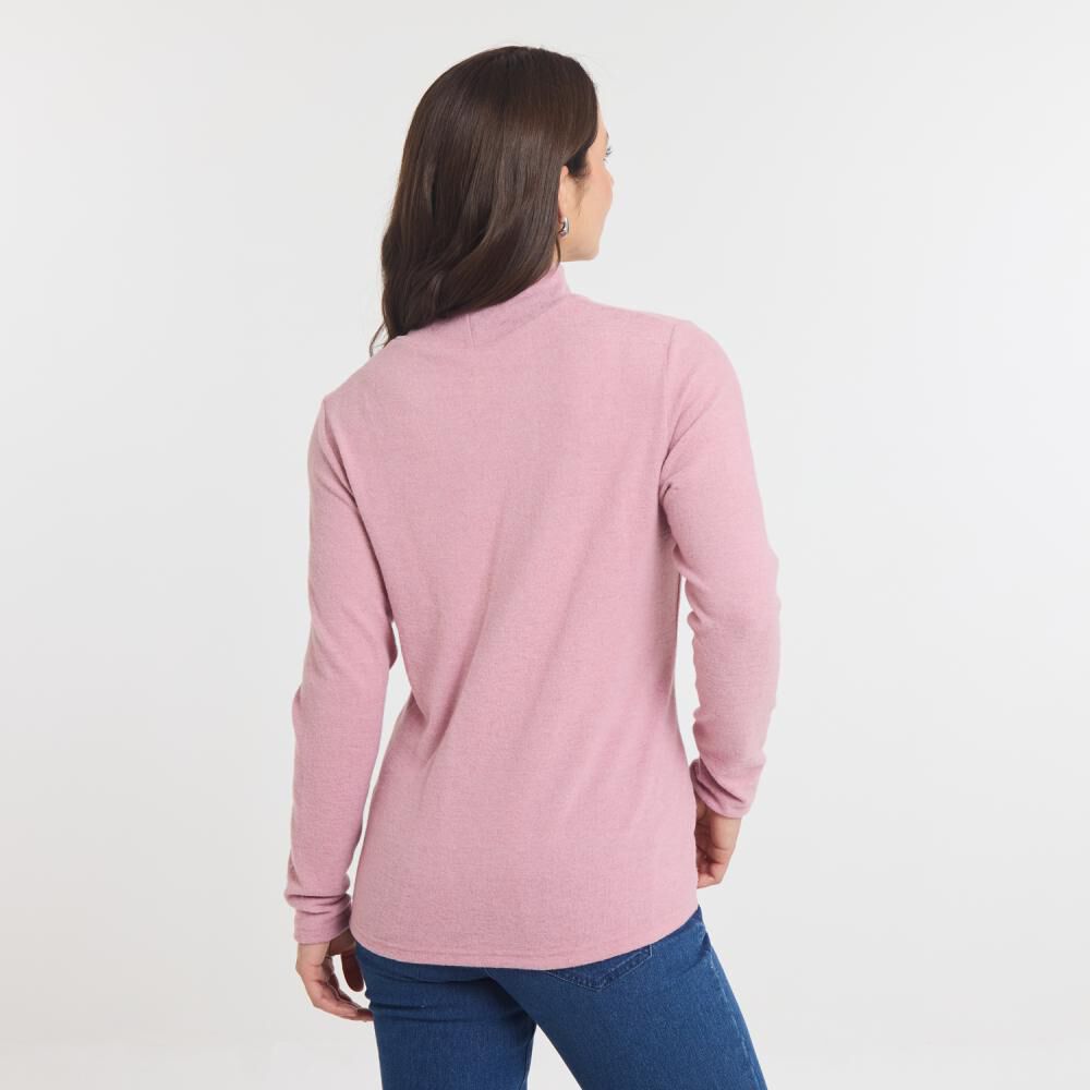 Sweater Regular Manga Larga Cuello Alto Beatle Mujer Geeps image number 3.0