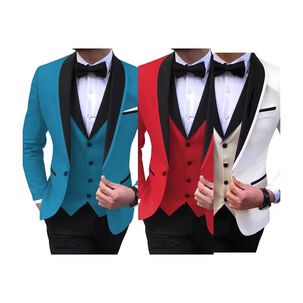 Terno Elegante De Cuatro Piezas Para Hombre