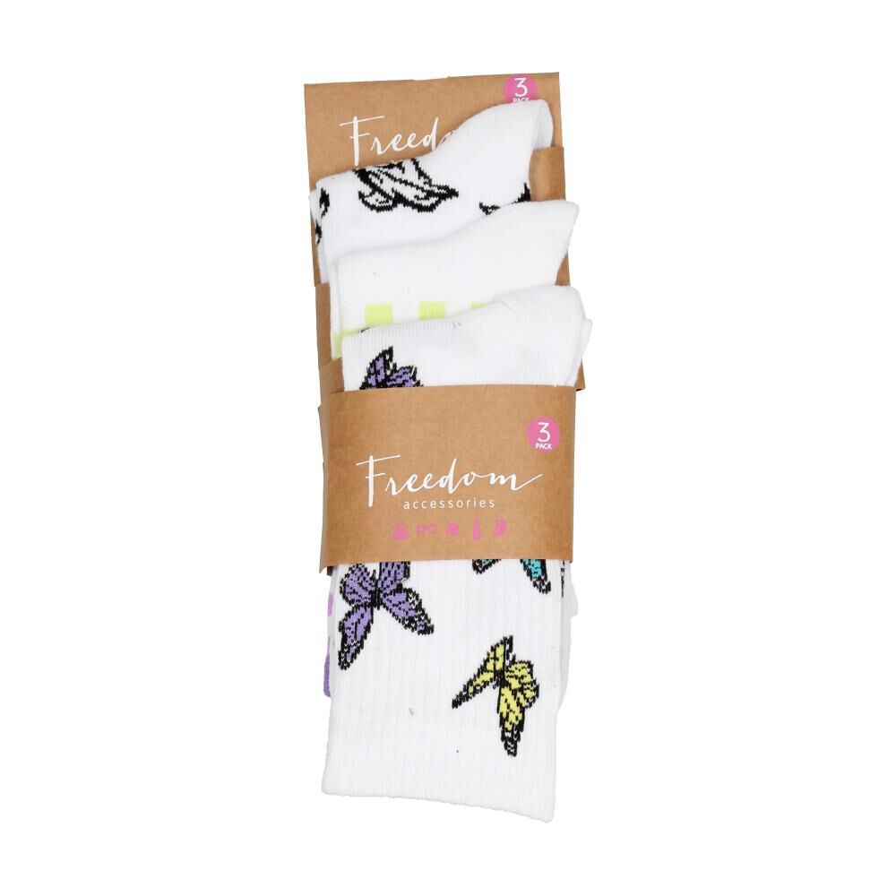 Pack Calcetines Calcetines Mujer Freedom / 3 Piezas image number 0.0