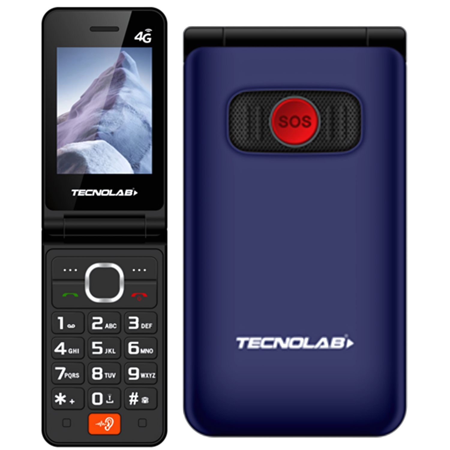 Tel&eacute;fono Senior 4g Doble Pantalla, C&aacute;mara Y Sos Colores - Ps image number 0.0