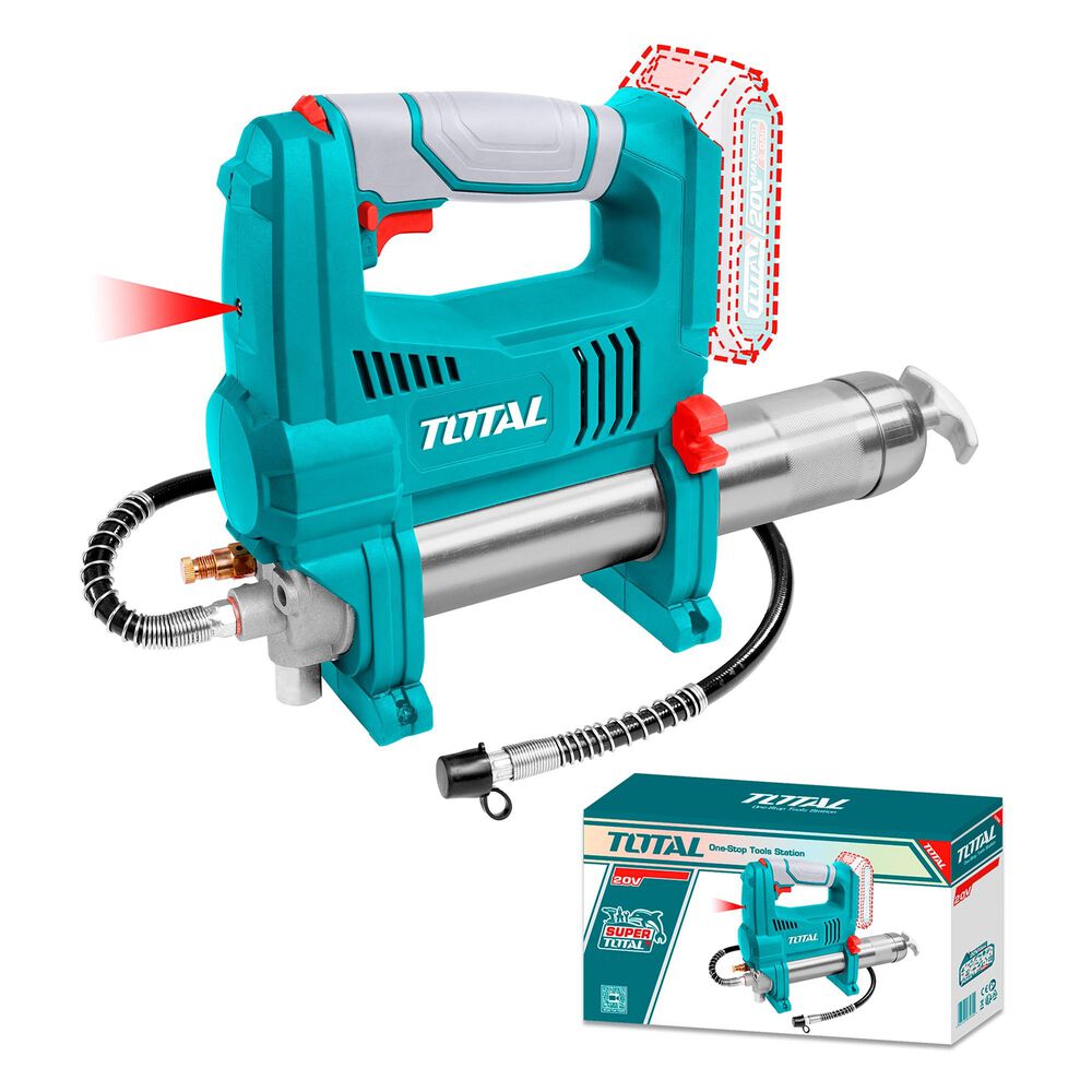 Pistola Engrasadora Grasera Inal&aacute;mbrica 10000psi 20v Total image number 0.0
