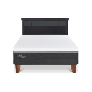 Cama Europea Cic Ortopedic Advance / 2 Plazas / Base Normal + Respaldo