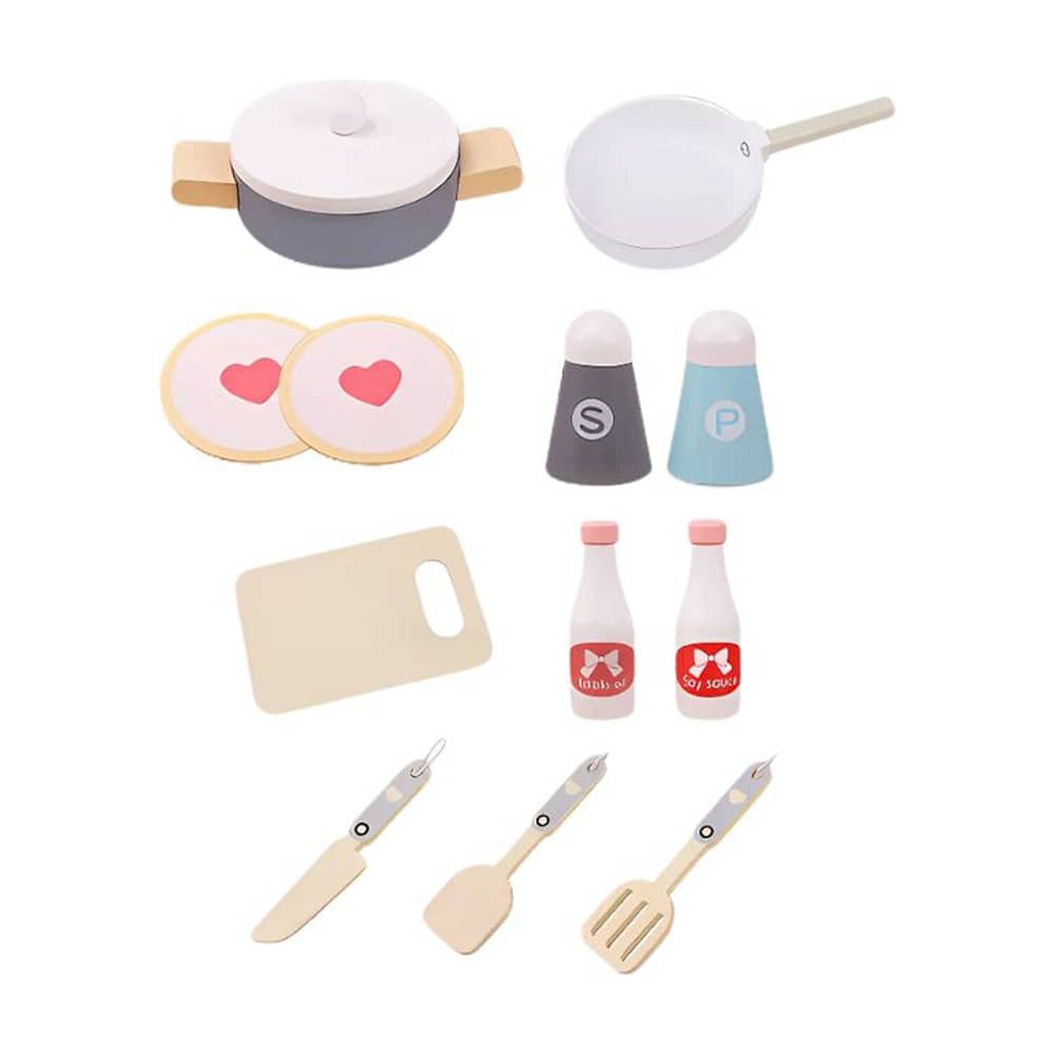 Set De Cocina+utensilios De Madera Unisex image number 2.0