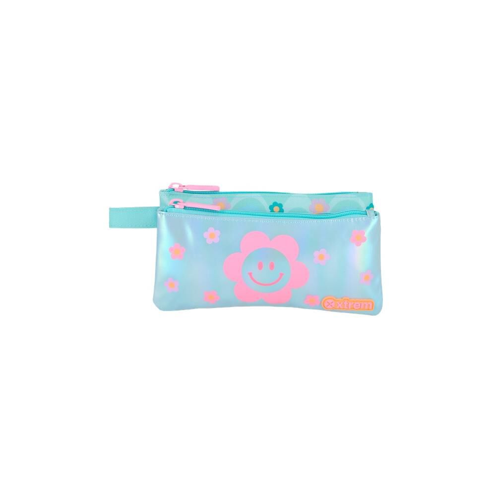 Estuche Xtrem Trinity 6xt Flores Celeste image number 0.0