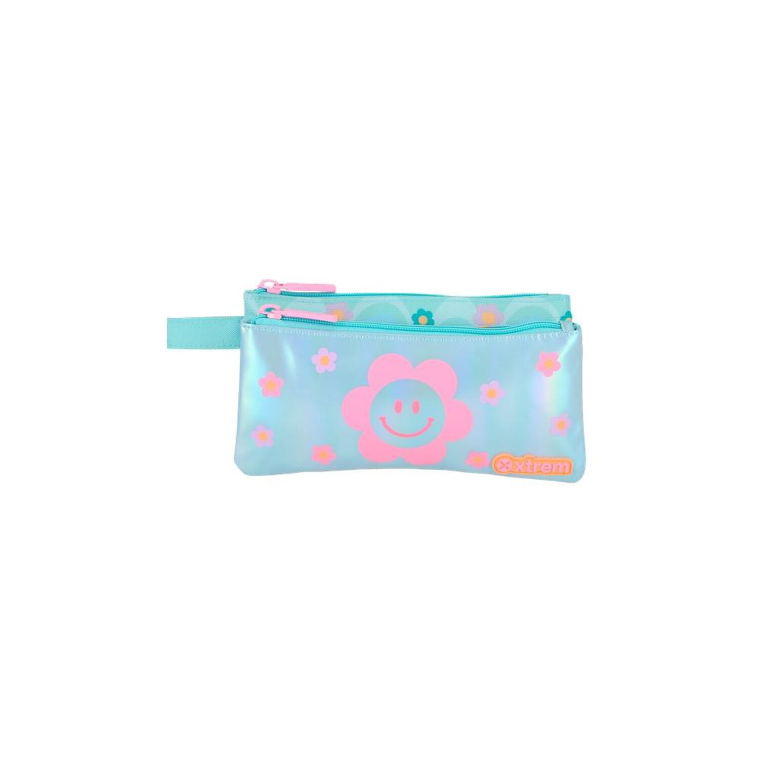 Estuche Xtrem Trinity 6xt Flores Celeste image number 0.0