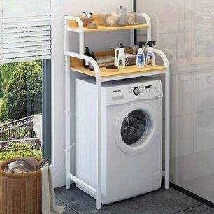 Estante De Metal Para Loggia O Ba&ntilde;o Blanco