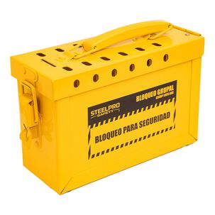 Caja De Bloqueo Grupal Amarilla