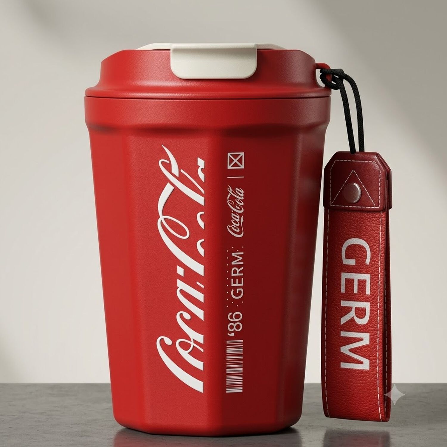 Vaso Termico Mug Germ Coca-cola Acero Inoxidable 390ml Red image number 6.0
