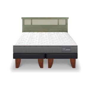 Cama Europea Cic Anatomic / 2 Plazas / Base Dividida + Respaldo