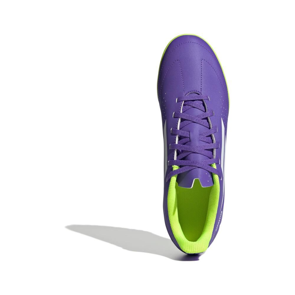 Zapatilla Fútbol Hombre Adidas Deportivo Iii Pasto Sintético Morada image number 3.0
