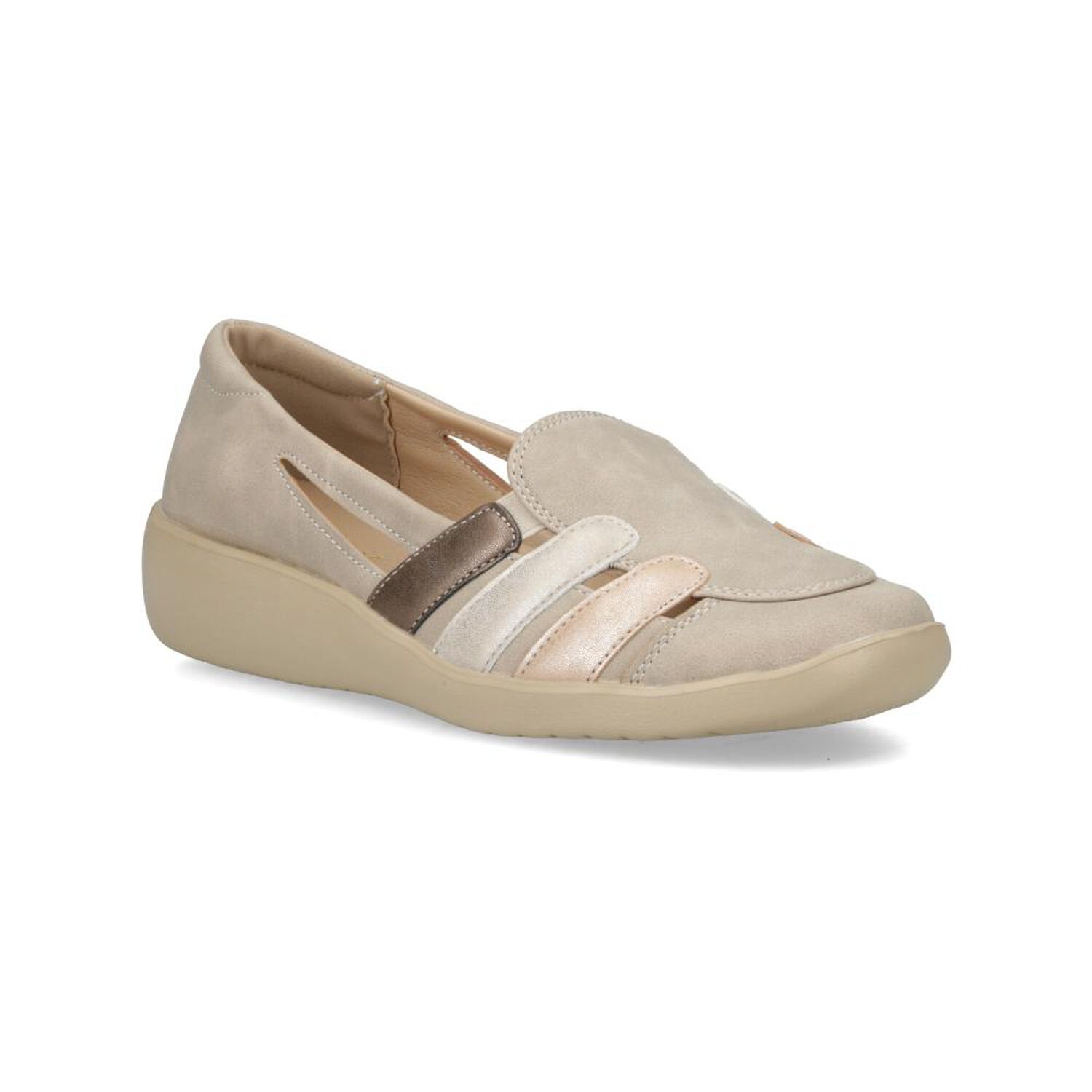Mocas&iacute;n Mujer Lesage Beige image number 0.0
